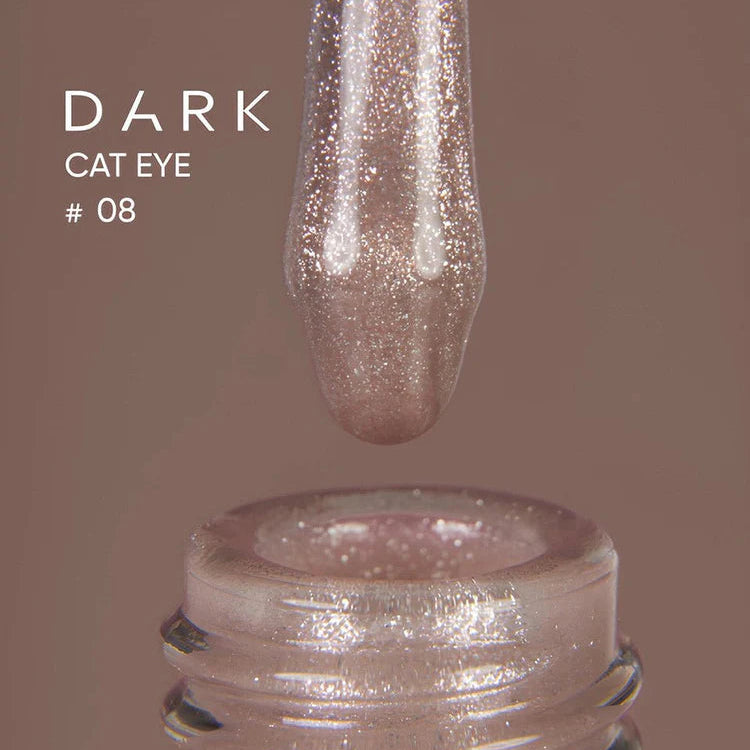 DARK Gel Polish Cat Eye 8