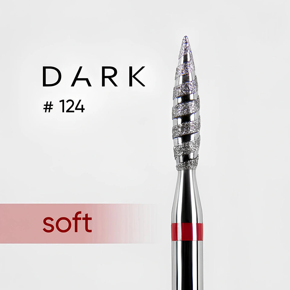 Diamond drill Dark No. 124 red flame tornado 023