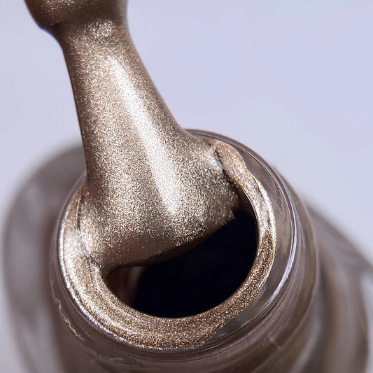 DARK Stamping polish №21 white gold metallic