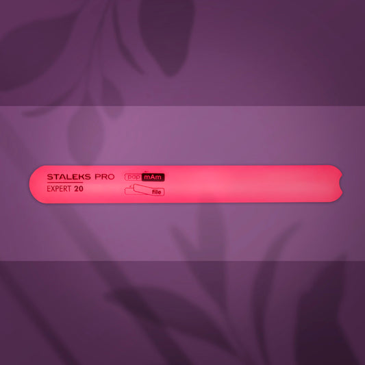 Сталекс Прямое скошенное пластиковое основание для пилочки для ногтей ЭКСПЕРТ 20