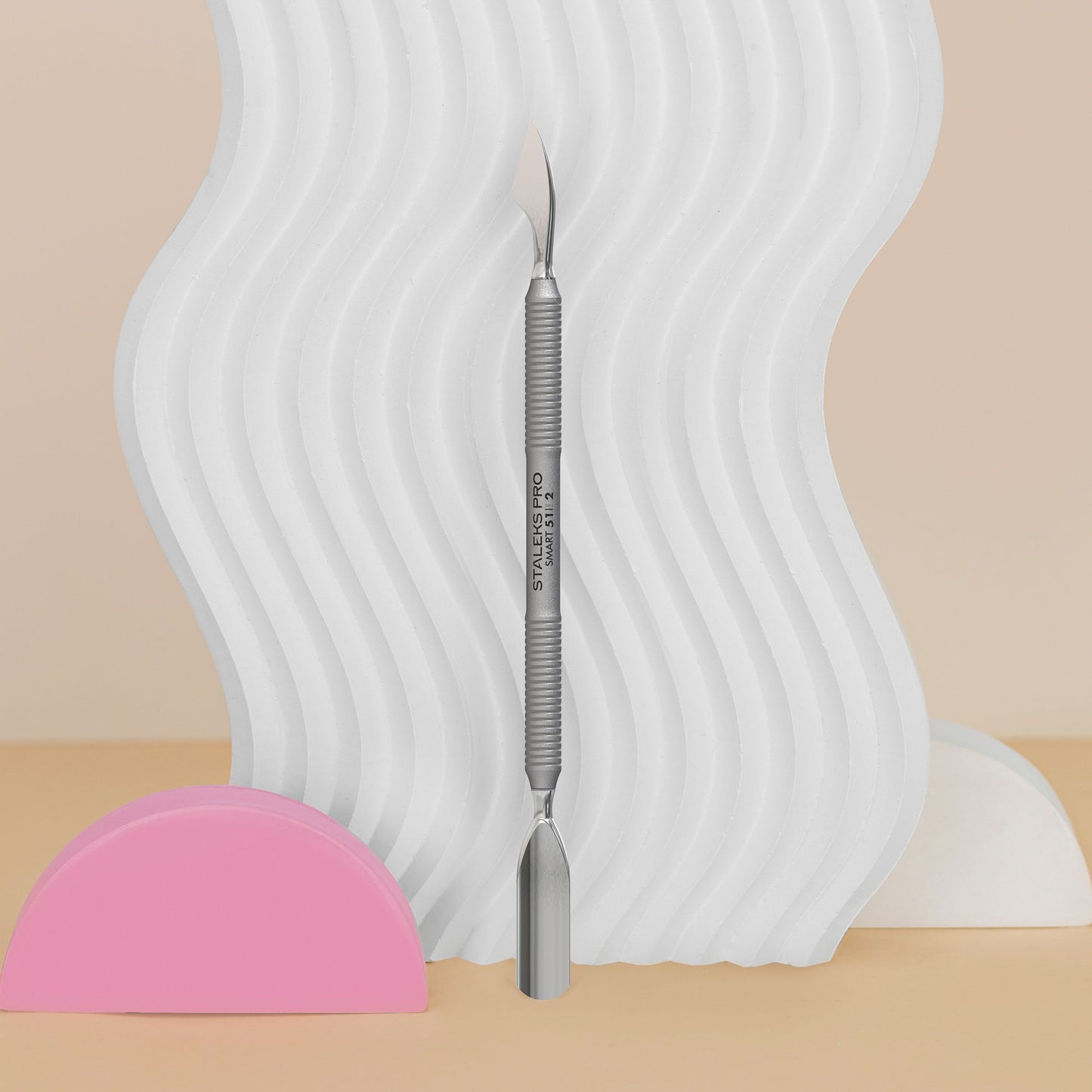 Manicure Pusher SMART 51 TYPE 2 (afgeronde brede pusher en reiniger)