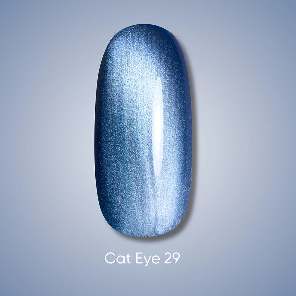 Donkere gelnagellak Cat Eye 29