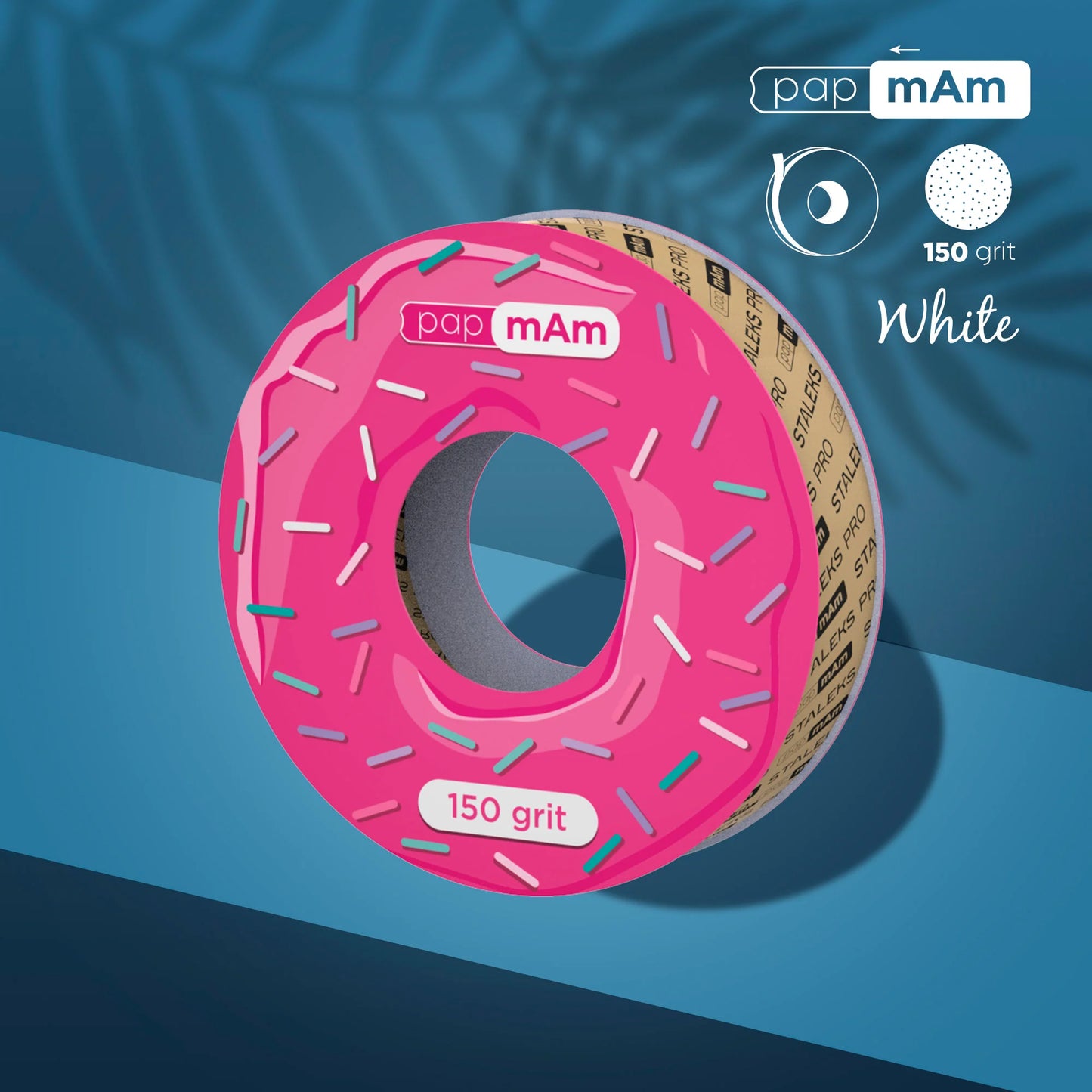 Disposable white abrasive ATSC tape papmAm EX