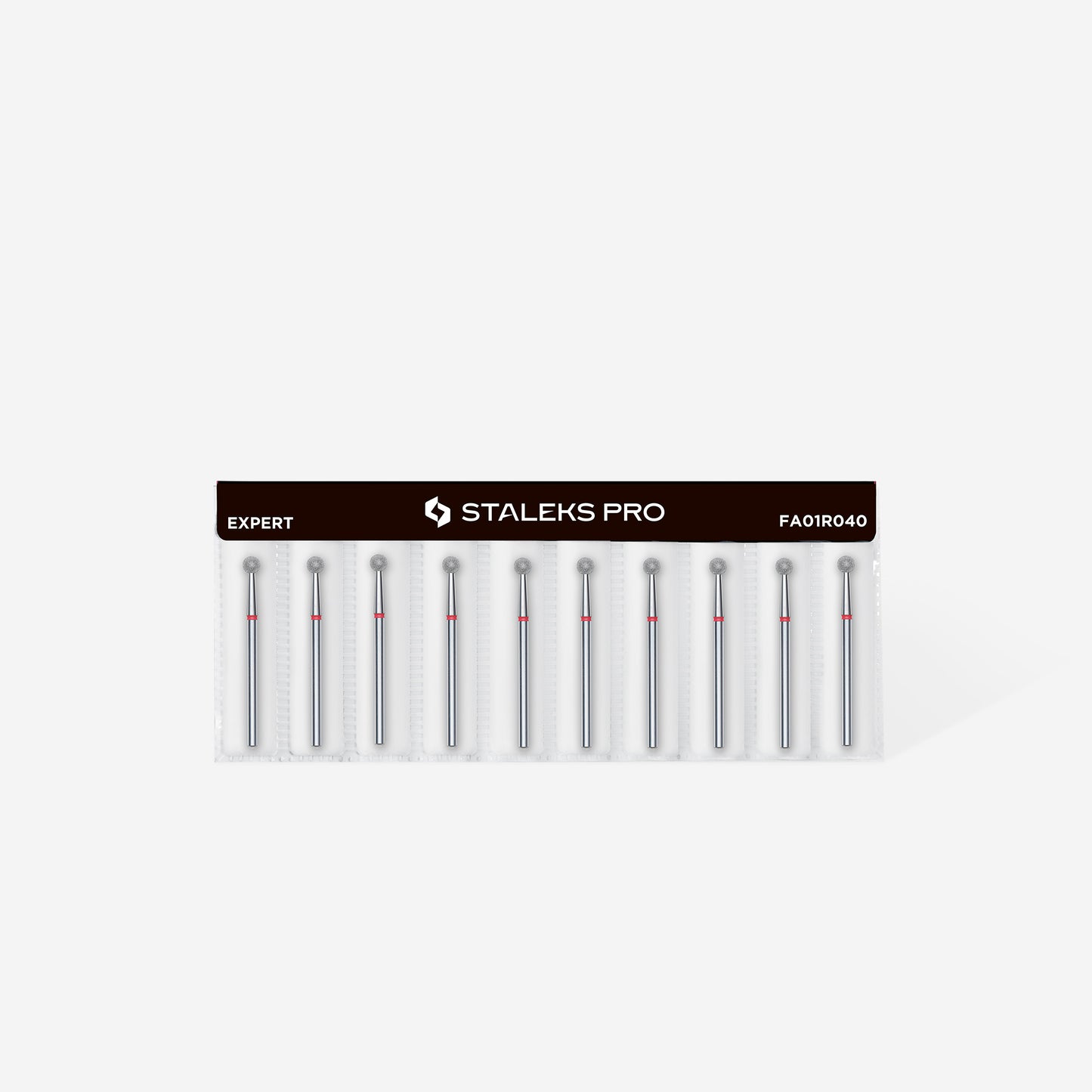 Staleks Diamant nagelboor kogel rood EXPERT kop diameter 4 mm