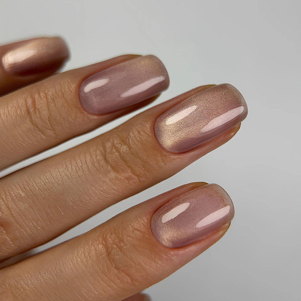 Dark gel polish Cat Eye 13