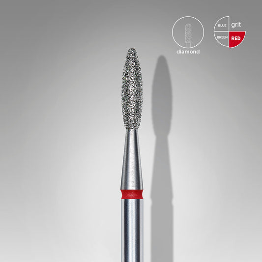 Diamant nagelboor vlamrood EXPERT kopdiameter 2,1 mm / werkend deel 8 mm