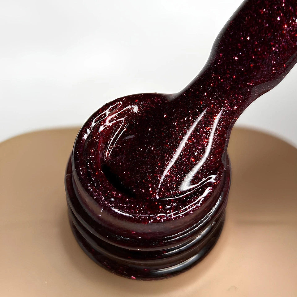 Dark gel polish Night Cat 09