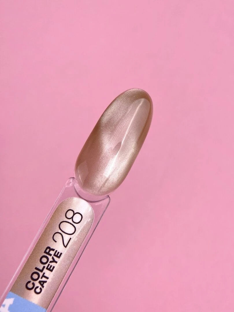 Gel polish Color Cat Eye №208