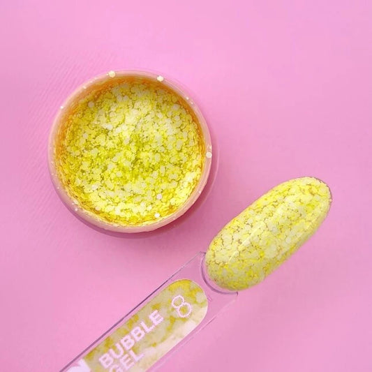 Glitter voor nagels Bubble Gel №8