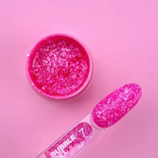 Glitter voor nagels Bubble Gel №7