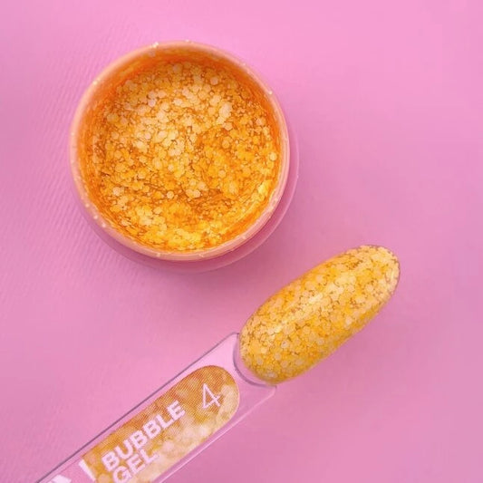 Glitter voor nagels Bubble Gel №4