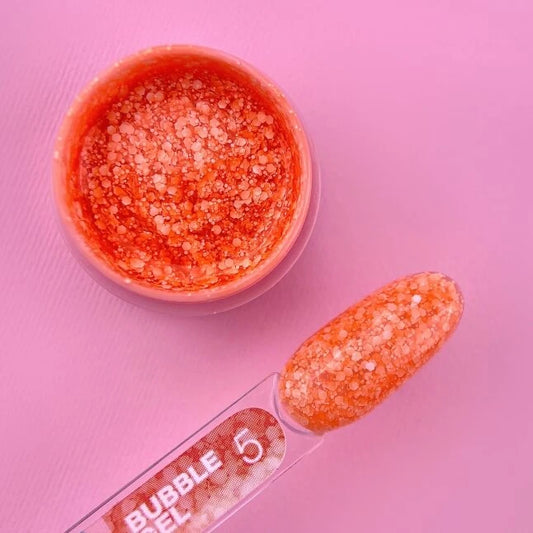 Glitter voor nagels Bubble Gel №5