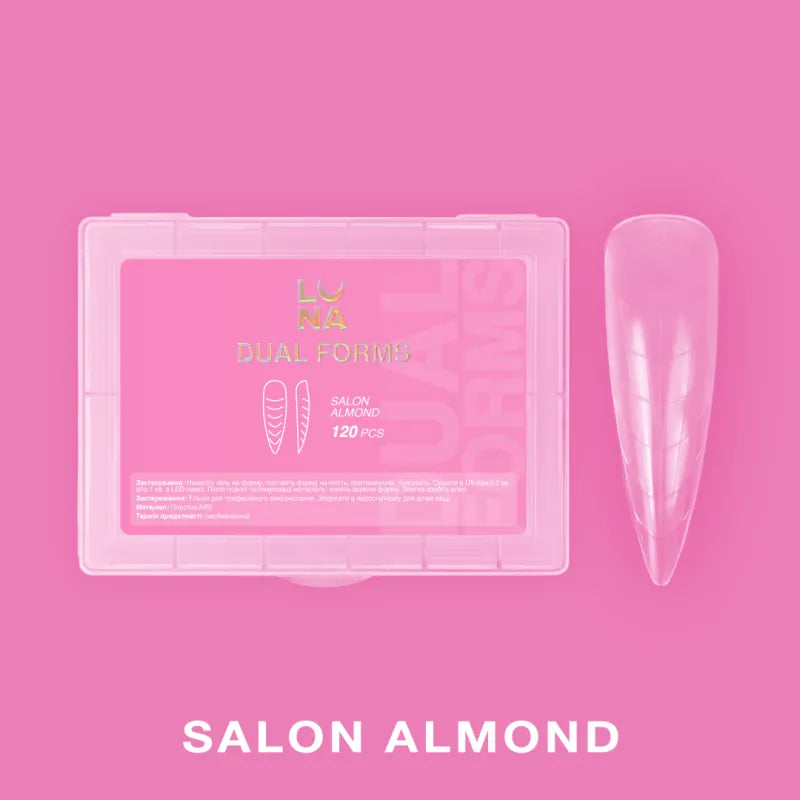 Lunamoon Dual Nail Forms Salon Almond