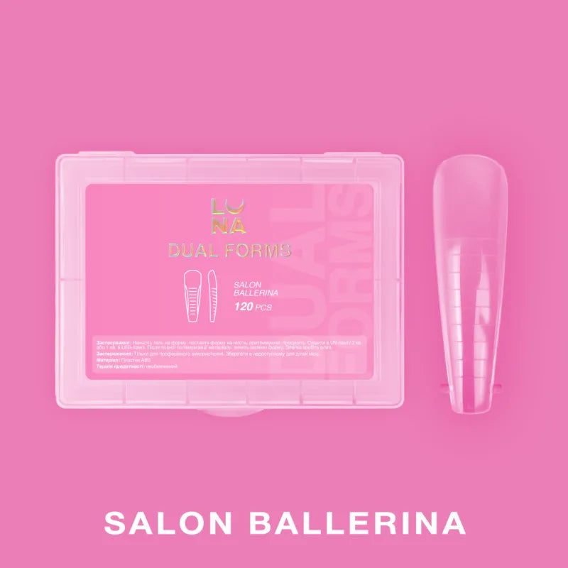 Lunamoon Dual Nail Forms Salon Ballerina