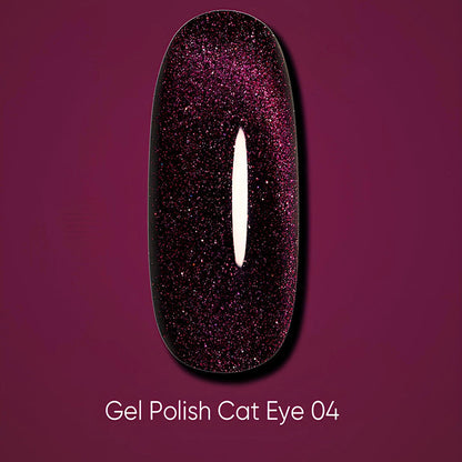 DARK Gel Polish Cat Eye 4
