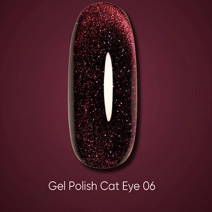 DARK Gel Polish Cat Eye 6