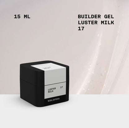 BIBLIOTEKA Builder Gel № 17 Milk Luster