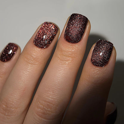 Dark gel polish Night Cat 10
