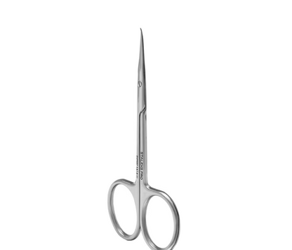 Professional cuticle scissors with hook for left-handed users STALEKS EXPERT 13 TYPE 3
