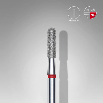 Staleks Diamant nagelboor afgerond cilinder rood EXPERT kopdiameter 1,4 mm / werkend deel 8 mm