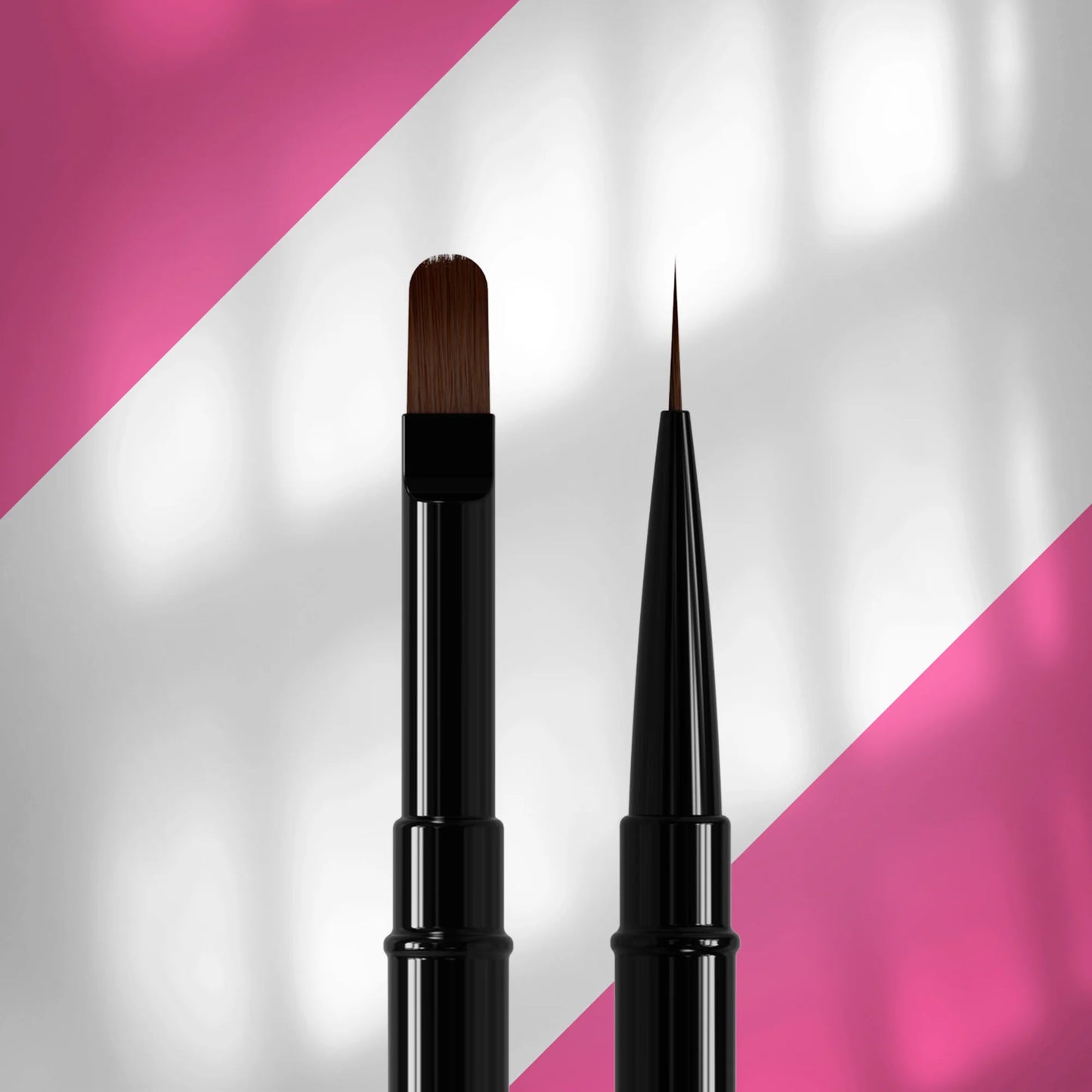 Dubbelzijdige kwast EXPERT eyeliner 10 mm / voor gel 11 mm