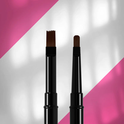 Dubbelzijdige EXPERT-borstel voor gel 7 mm / voor gel 10 mm