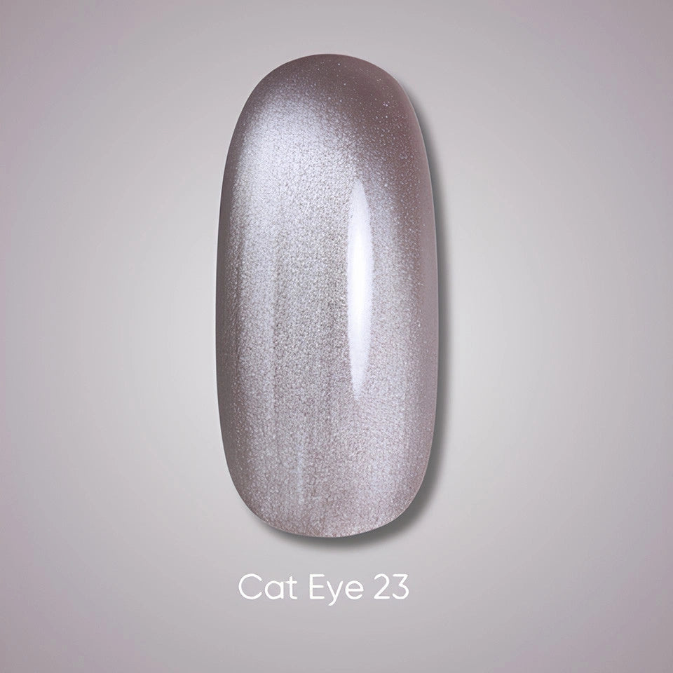 Donkere gelnagellak Cat Eye 23