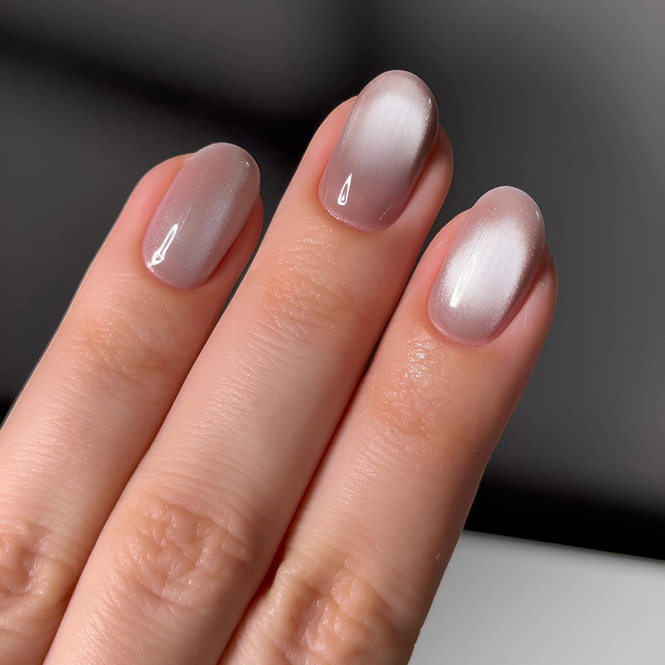 Donkere gelnagellak Cat Eye 23