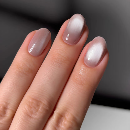 Donkere gelnagellak Cat Eye 23