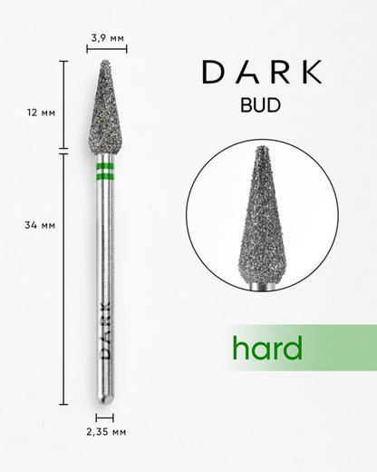 DARK Diamond Bit 11921 3.9mm Pear Green/Coarse