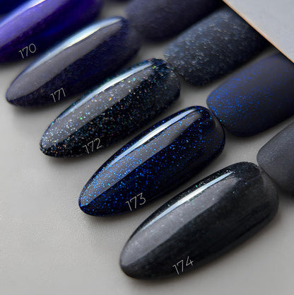 Dark gel polish 173