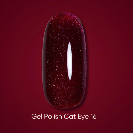 DARK Gel Polish Cat Eye 16