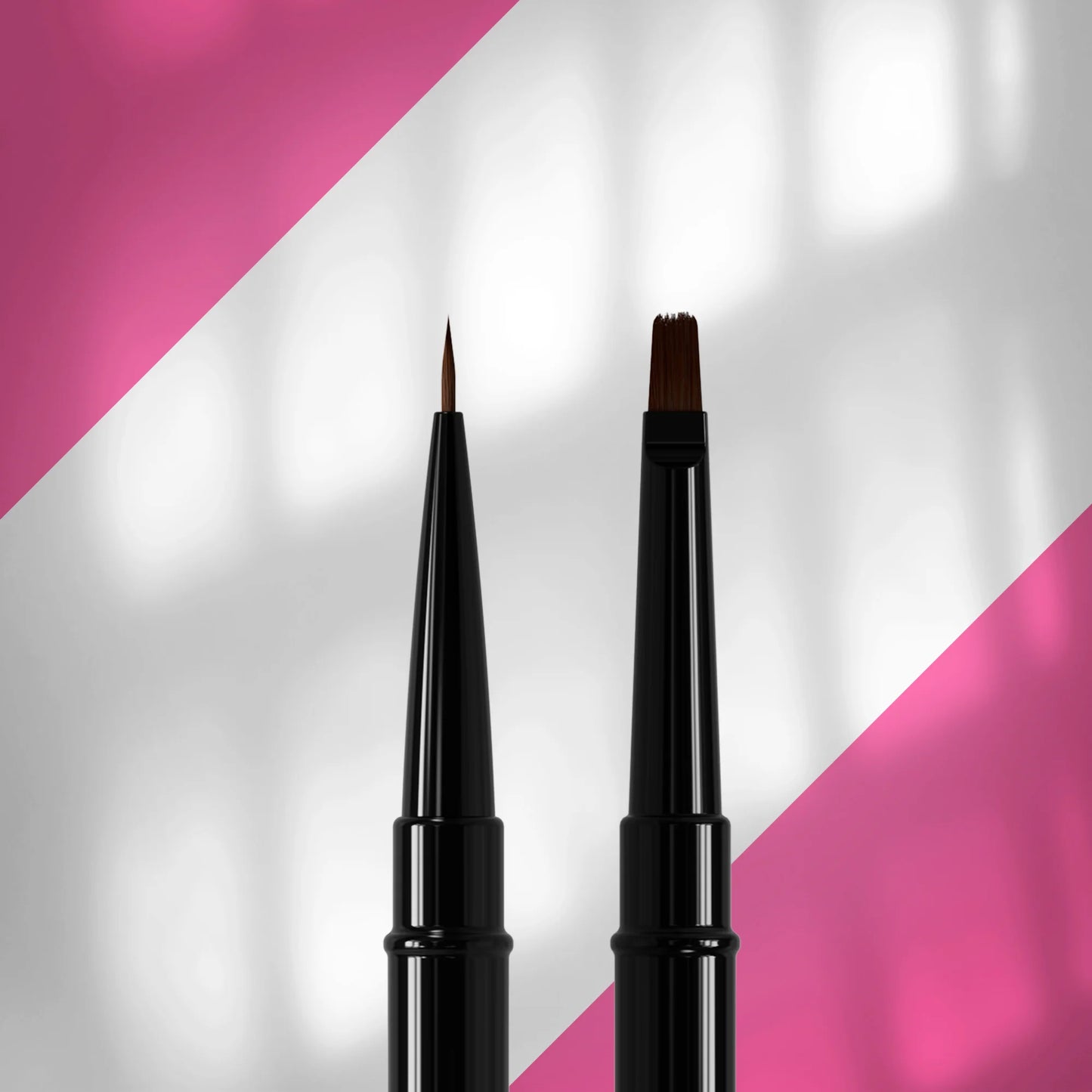 Dubbelzijdige kwast EXPERT eyeliner 7 mm / voor gel 7 mm