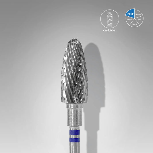 Carbide Nail Drill Bit For Left-Handed Users Corn Blue EXPERT Head Diameter 6 Mm / Working Part 14 Mm