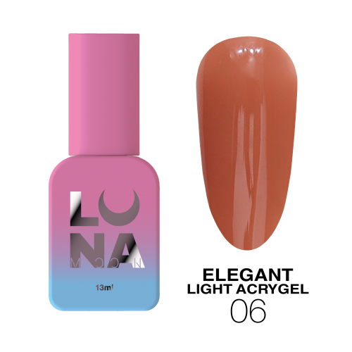 Lunamoon Elegant Light Acrylic Gel № 6