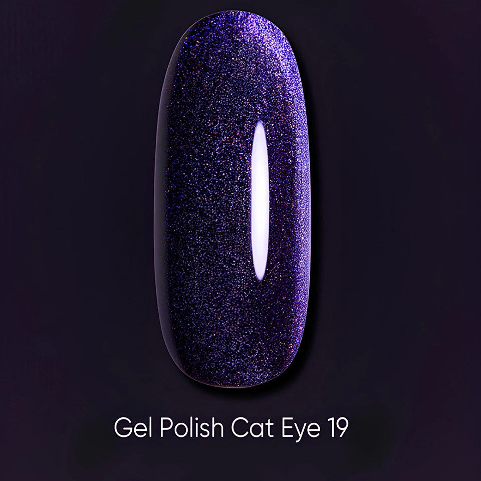 DARK Gel Polish Cat Eye 19