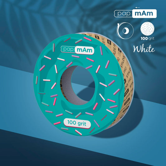 Disposable white abrasive ATSC  tape papmAm EX