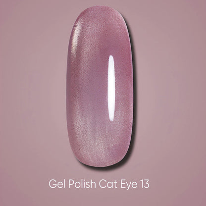 Dark gel polish Cat Eye 13