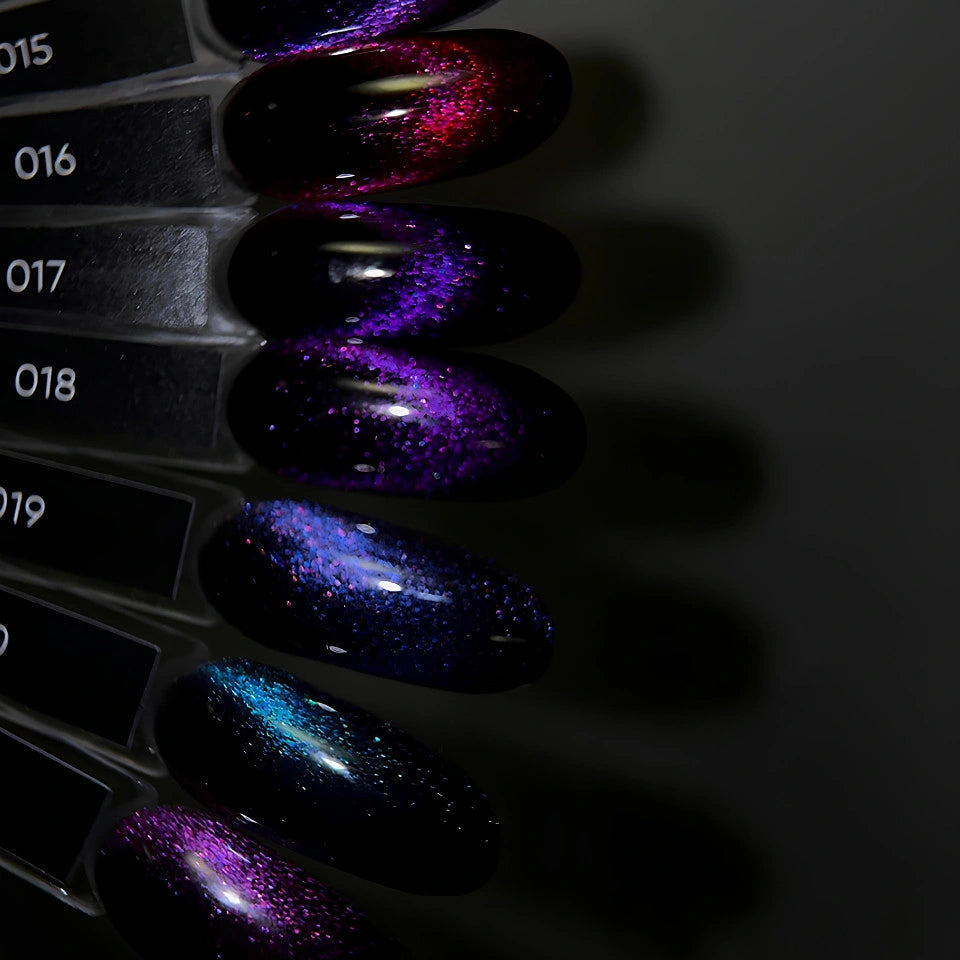 DARK Gel Polish Cat Eye 16