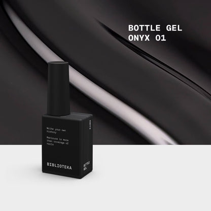 BIBLIOTEKA Bottle Gel № 01 Onyx