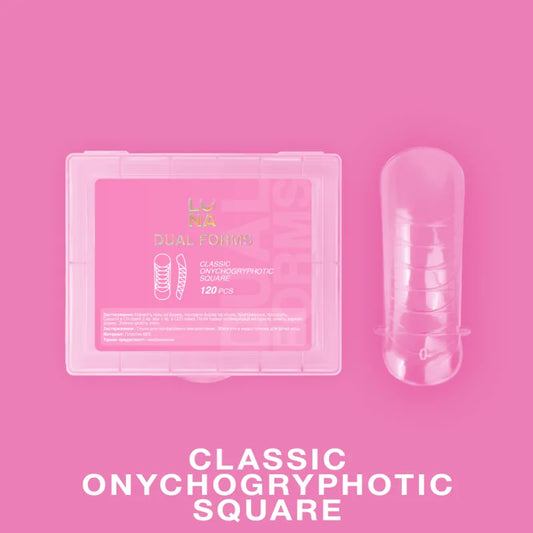 Lunamoon Dual Nail Forms Classic Onychogryphotic square