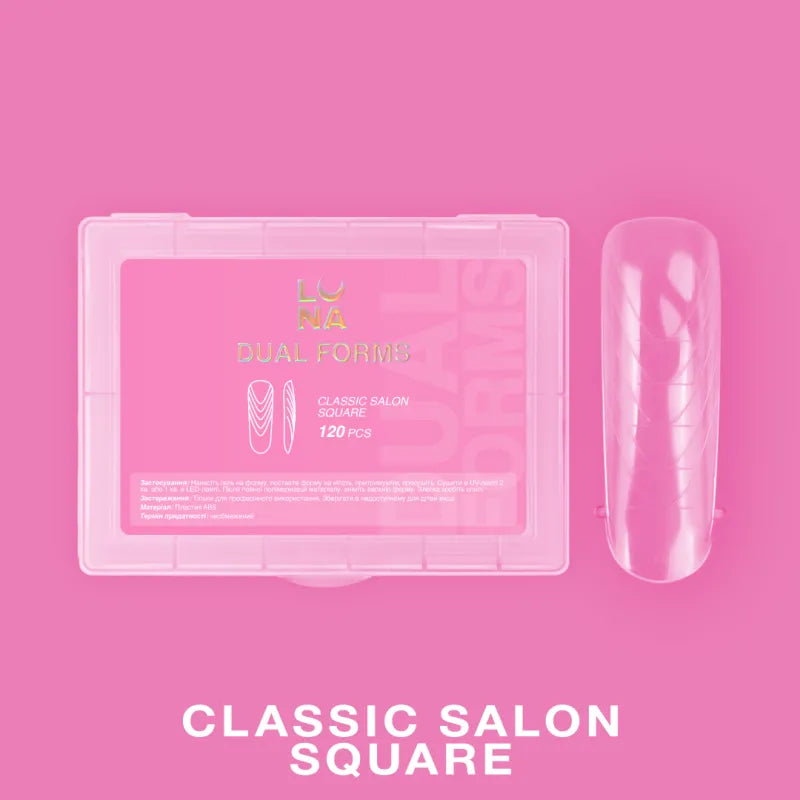 Lunamoon Dual Nail Forms Clasic Salon Sguare