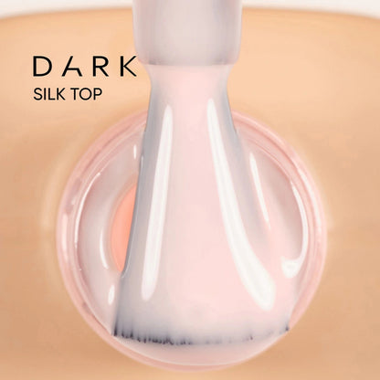 Темный шелковый топ