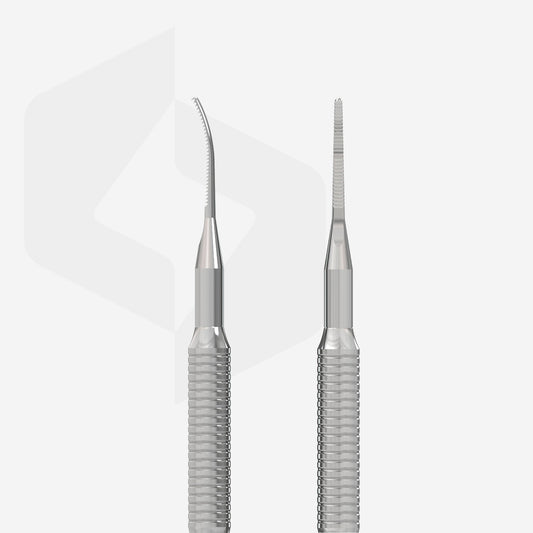 STALEKS EXPERT 60 TYPE 4 Straight narrow nail file and narrow file with a bent end