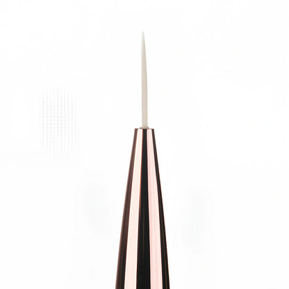 ТЕМНЫЙ Двусторонняя кисть (подводка 10 мм, гель 12 мм)