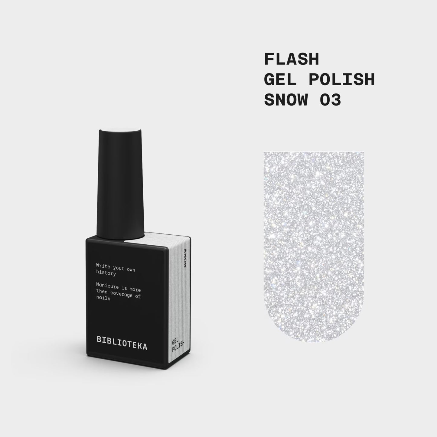 BIBLIOTEKA Flash Gel Polish № 03 - Snow