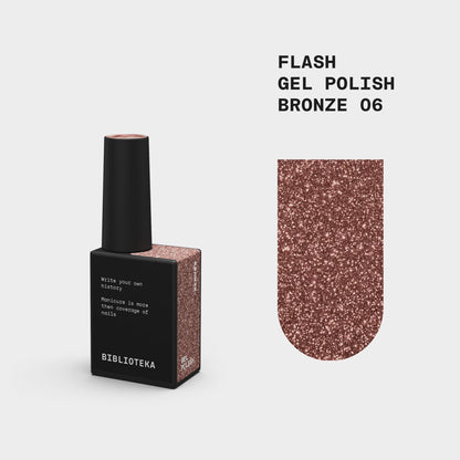 BIBLIOTEKA Flash Gel Polish № 06 - Bronze