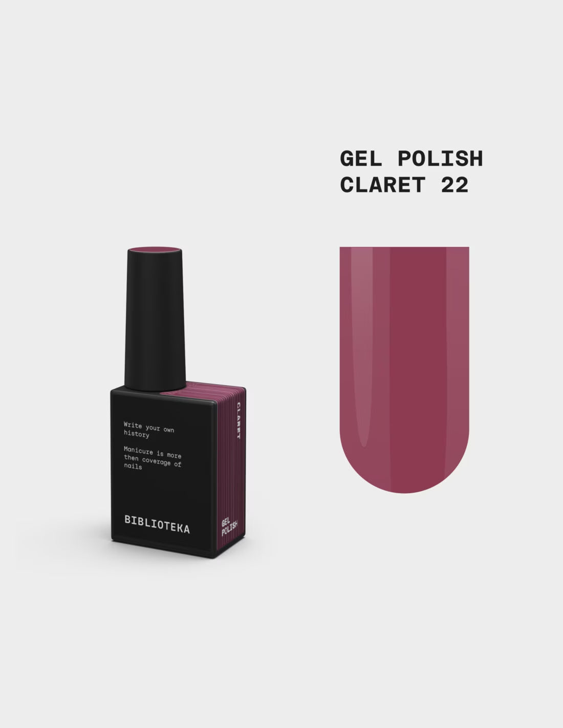 BIBLIOTEKA Gel Polish № 22 Claret