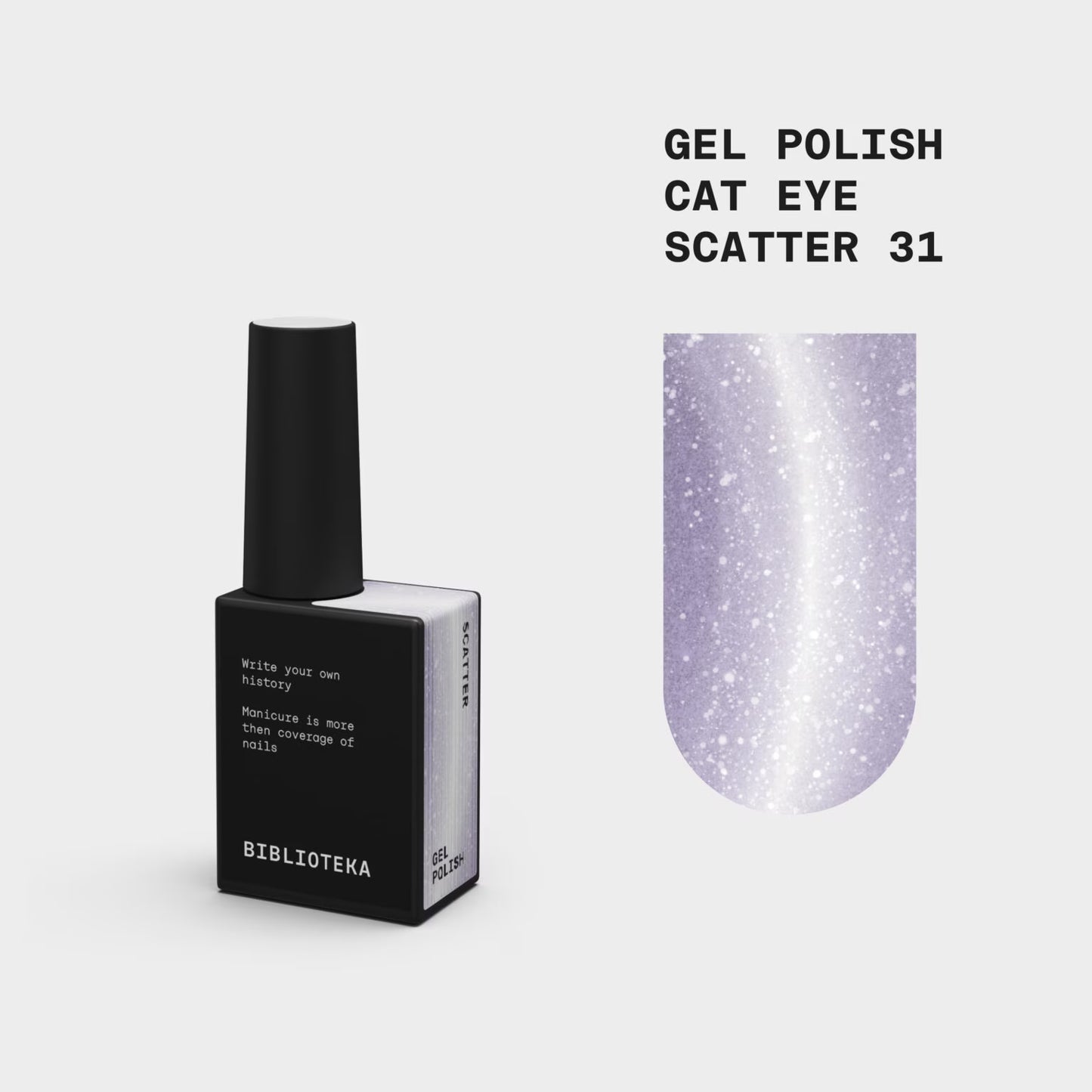 BIBLIOTEKA Gel Polish Cat Eye № 31 Scatter