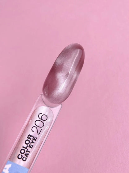 Gel polish Color Cat Eye №206